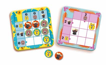 Djeco Mini Gra Logiczna Dżungla 6+