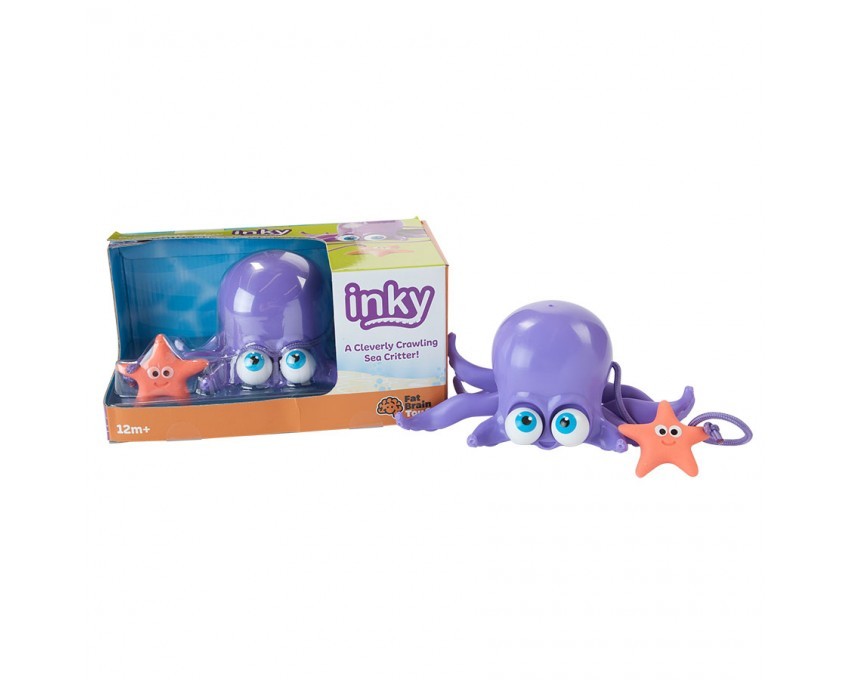 Fat Brain Toys Kałamarnica Inky Zabawka do Ciągnięcia 1+