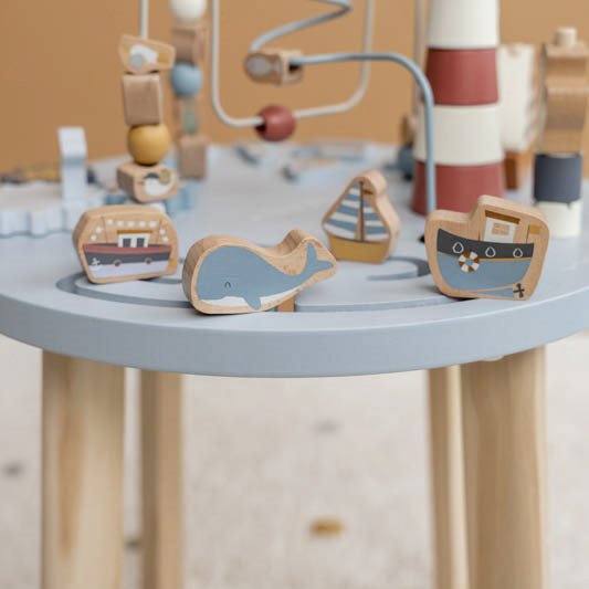 Little Dutch Stolik Edukacyjny Sailors Bay Drewniany 12m+