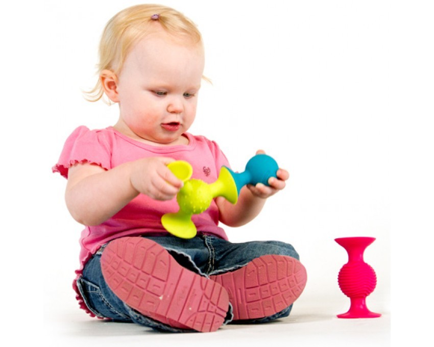 Fat Brain Toys Przyssawki Bobo - Sensoryczne 6m+