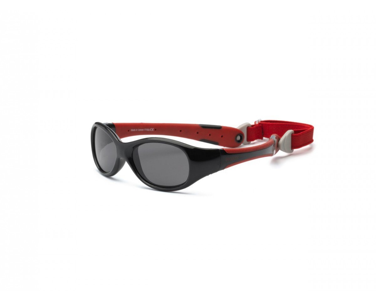 Okulary przeciwsłoneczne Explorer Black and Red 4-7 lat