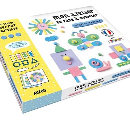 Auzou Zestaw Pastelowa modelina 12 kolorów 3+