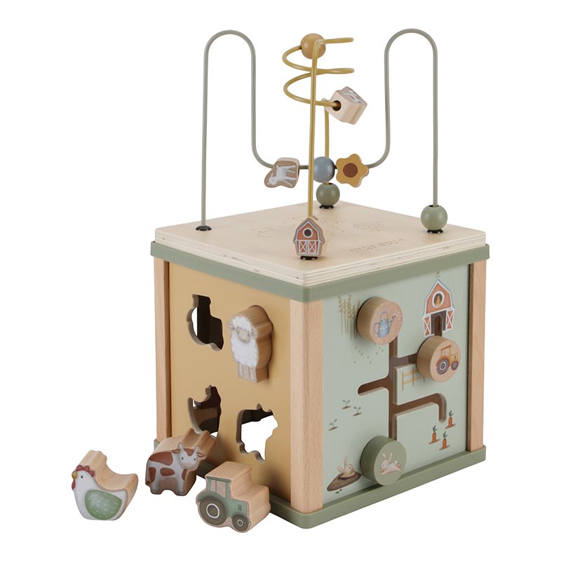 Little Dutch Kostka edukacyjna Little Farm 18m+