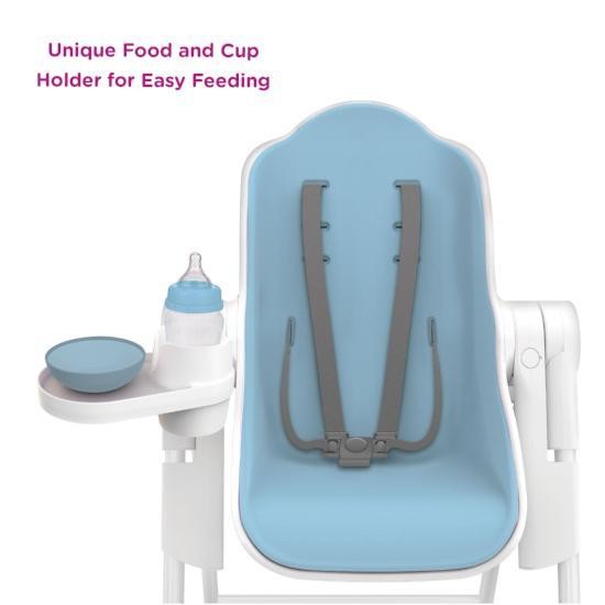 ORIBEL, Krzesełko do karmienia BŁĘKITNE KOLEKCJA DELICIOUS  Cocoon