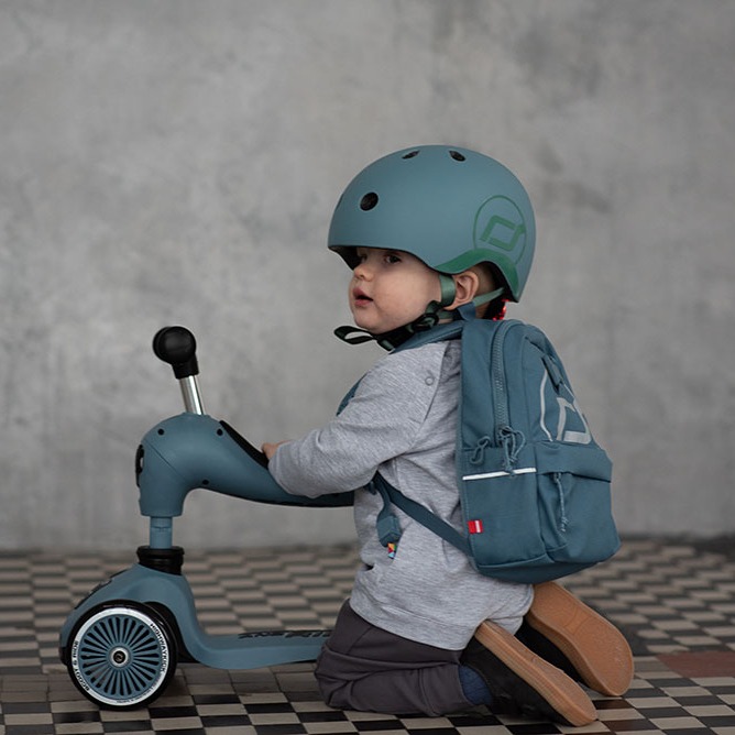 Scoot & Ride Kask XXS-S Forest 1-5 lat