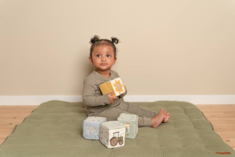 Little Dutch Miękkie Kostki Aktywizujące Little Farm 0+