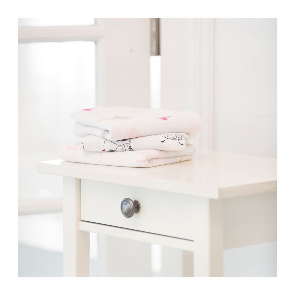 Aden & Anais Pieluszki Muślinowe Musy Lovebird 3 szt 0+