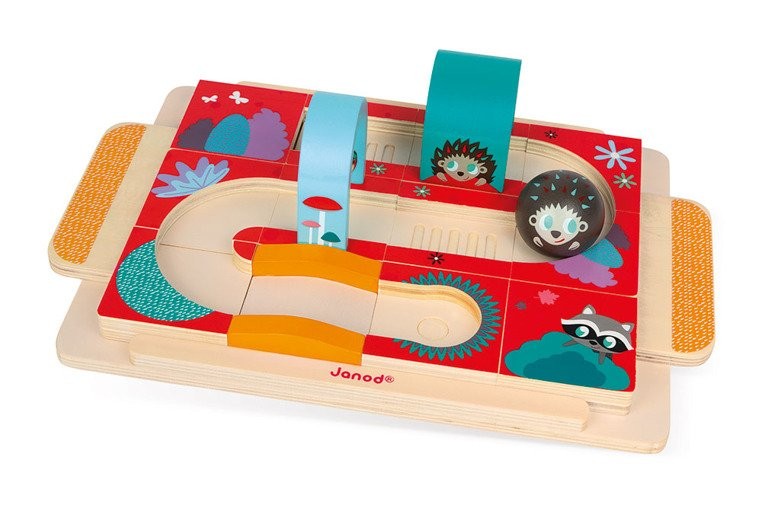 Janod Układanka Tor dla Kuli Jeżyk 18m+
