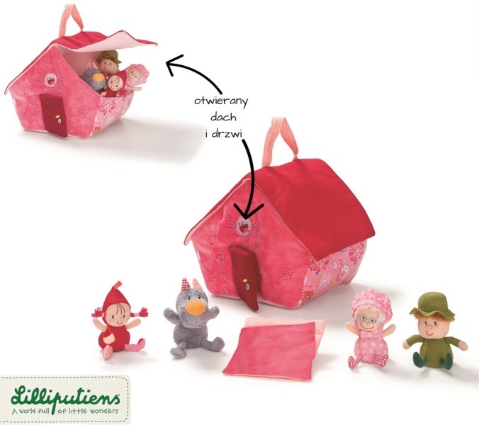 Lilliputiens Czerwony Kapturek - Domek Babci 18m+