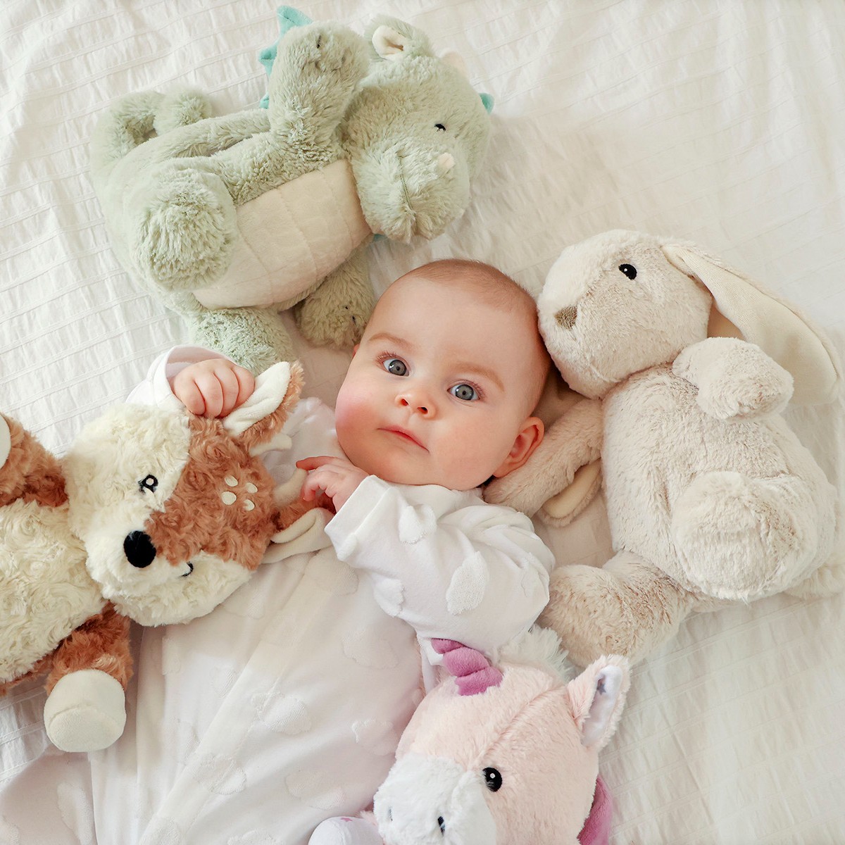 Cloud B - Love Light Buddies Billy Bunny - Szumiący Królik z czujnikiem ruchu i pozytywką