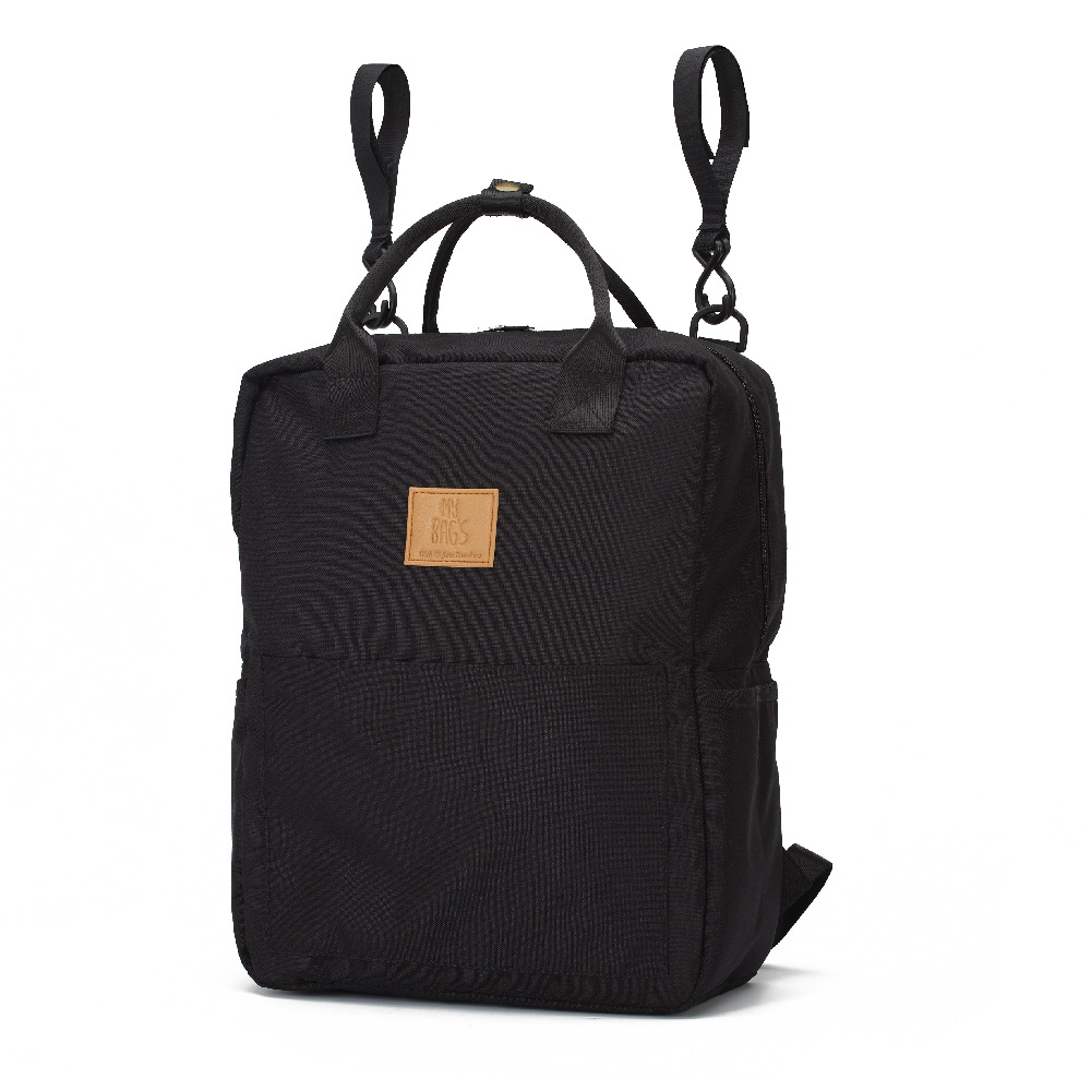 My Bag's Plecak Master Bag Eco Black - Torba Rodzica