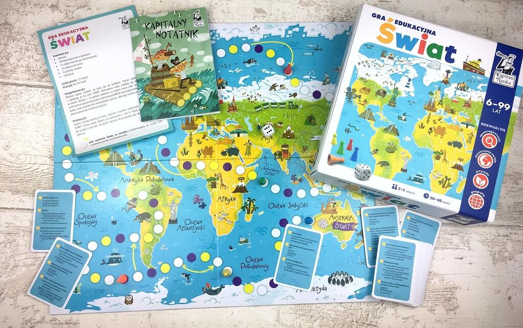 Kapitan Nauka Gra Edukacyjna Świat 6+