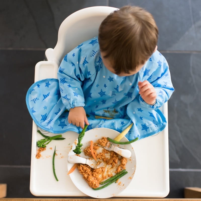 Tidy Tot Śliniak BLW Stars & Zebras z przyssawkami 3+ m