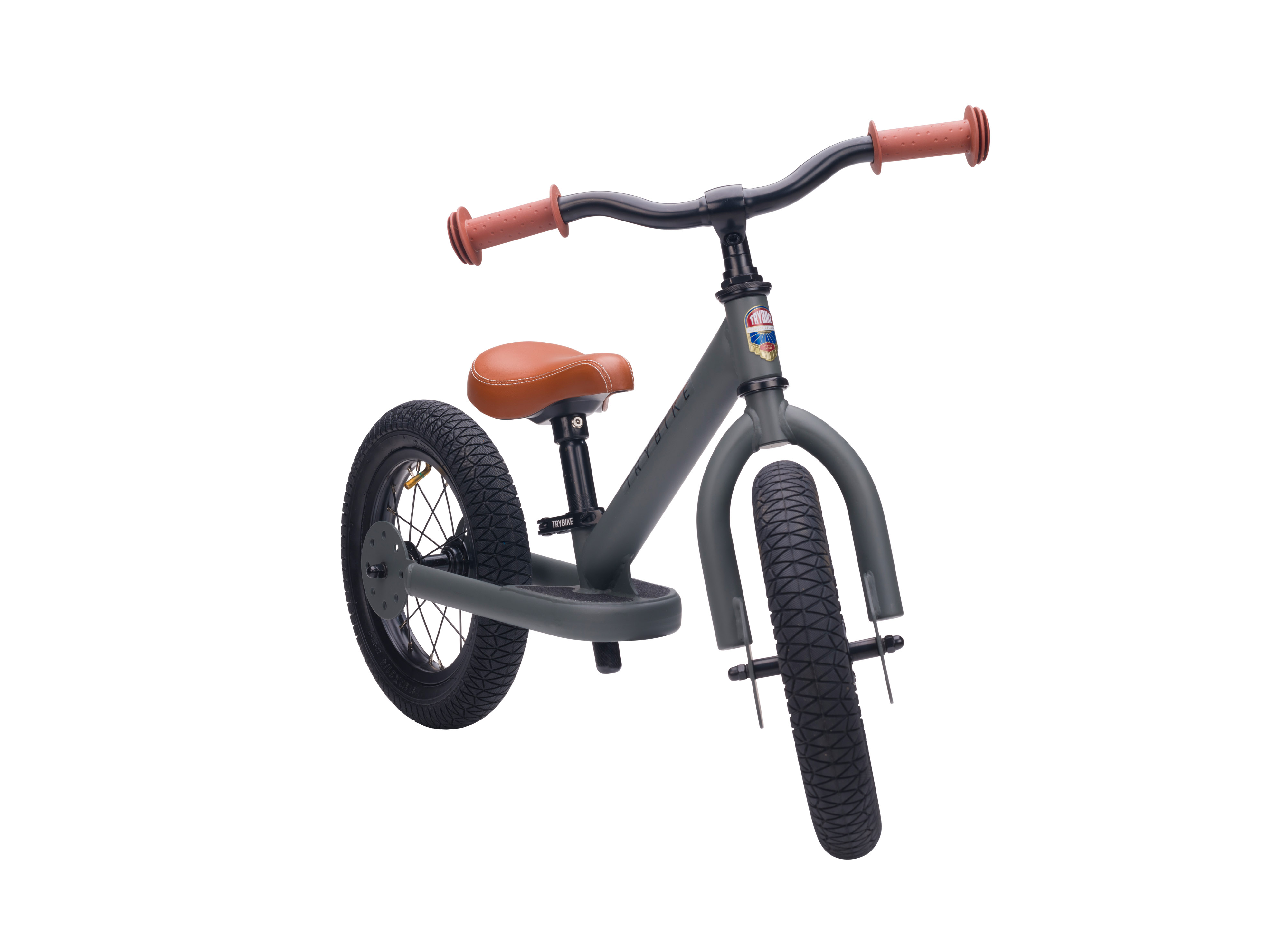 Trybike Rowerek Biegowy Balansujący Szary 15m+ | Fabryka Wafelków