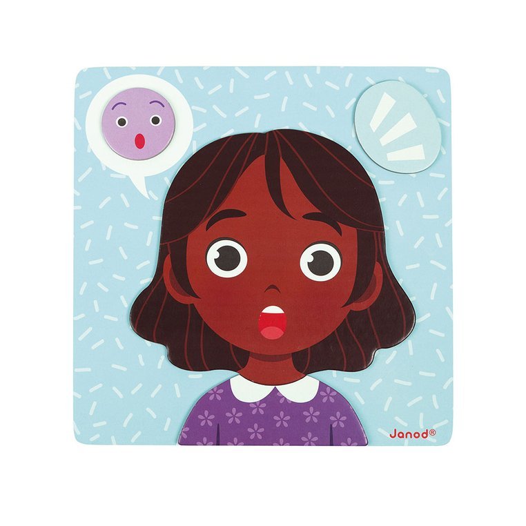 Janod Magnetyczna Układanka Emocje 3+