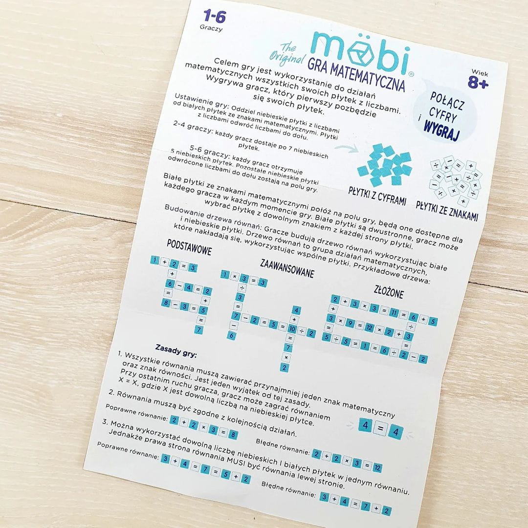 Mobi Gra Matematyczna Edukacyjna 3+