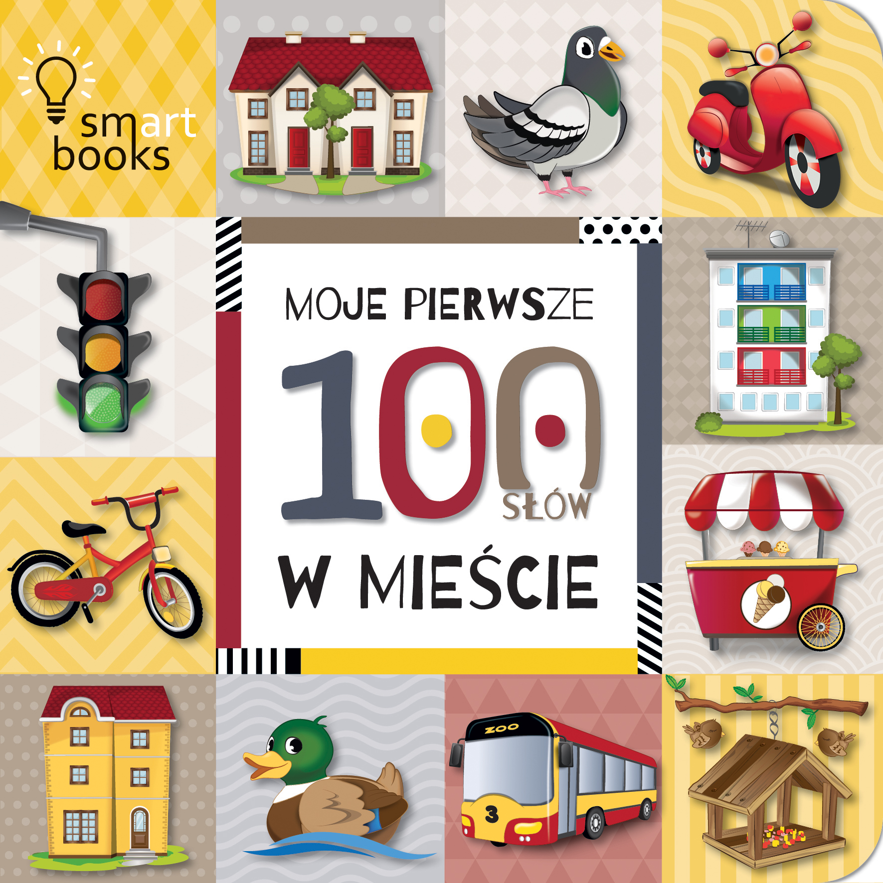 Smart Books Moje Pierwsze 100 Słów W Mieście 1+