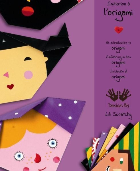 Djeco Origami z Naklejkami Twarze - Kreatywne Zabawy 6+