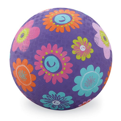 Crocodile Creek Piłka 13cm Kwiatki 4+