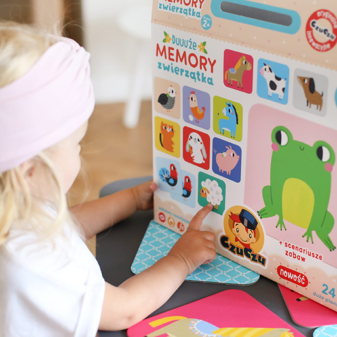 Czuczu Duże Memory Zwierzątka 24el 2+