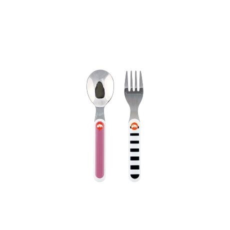 Contour Sztućce Różowe 12m+