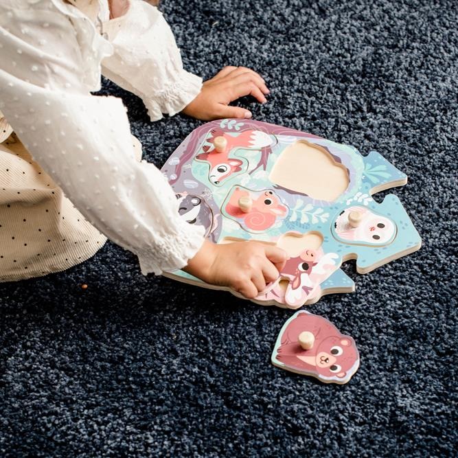 Janod, Puzzle drewniane Wesoły Las