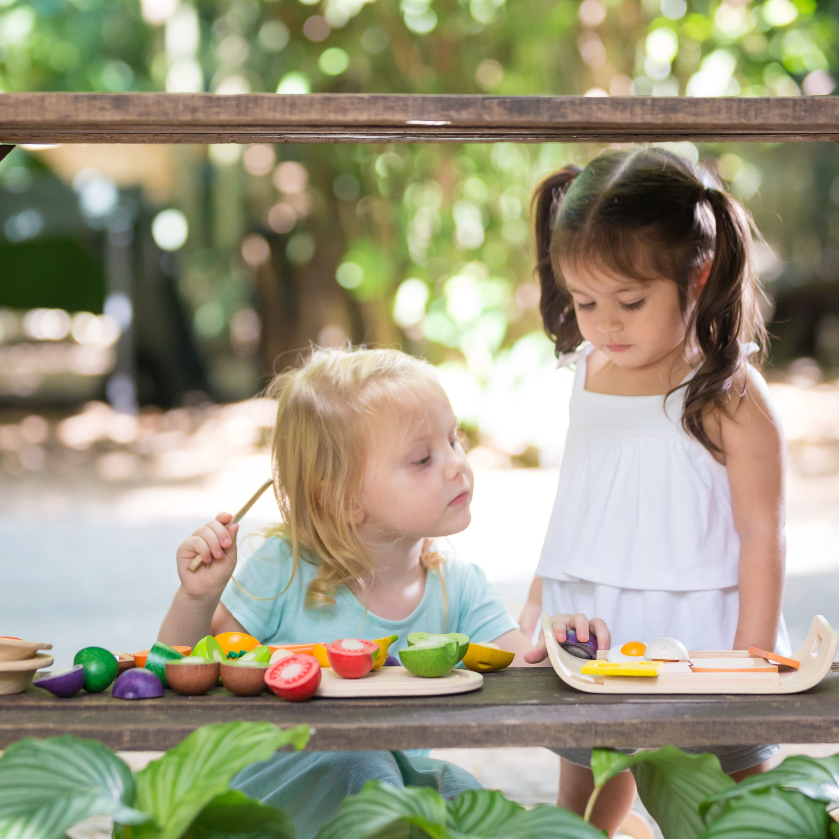 Plan Toys Warzywa i Owoce na Tacy 18m+