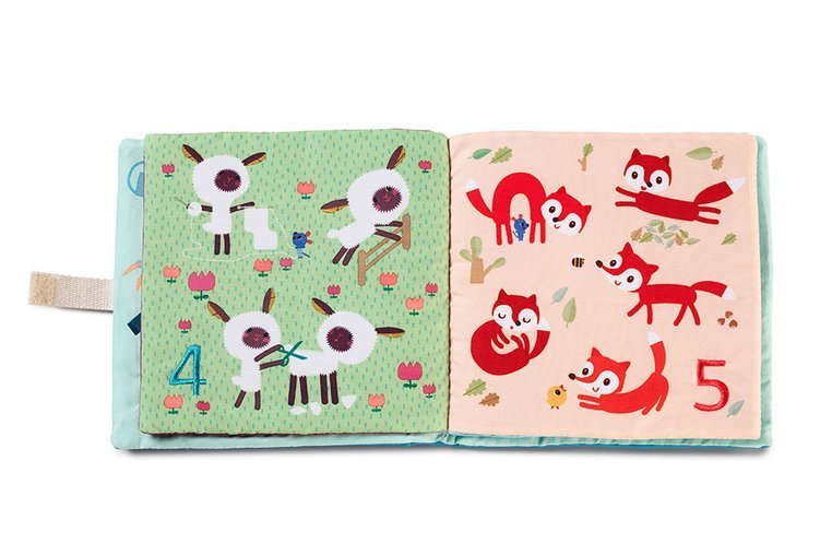 Lilliputiens Książeczka sensoryczna 1, 2, 3... 0+