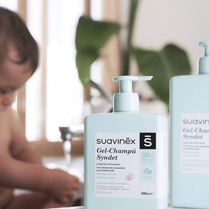 Suavinex Syndet Żel do mycia ciała i włosów 500ml 0+