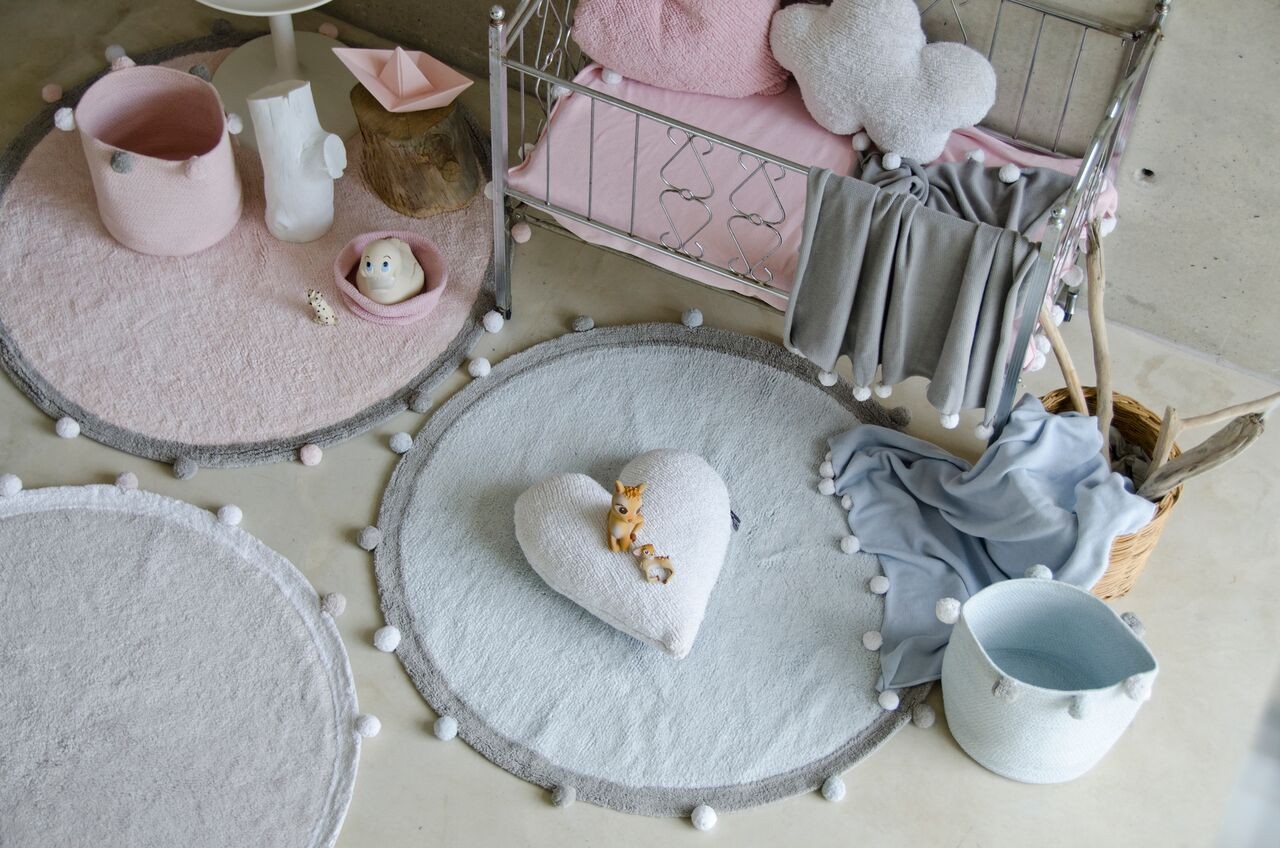 Lorena Canals Kosz Bubbly Pink 30x30cm