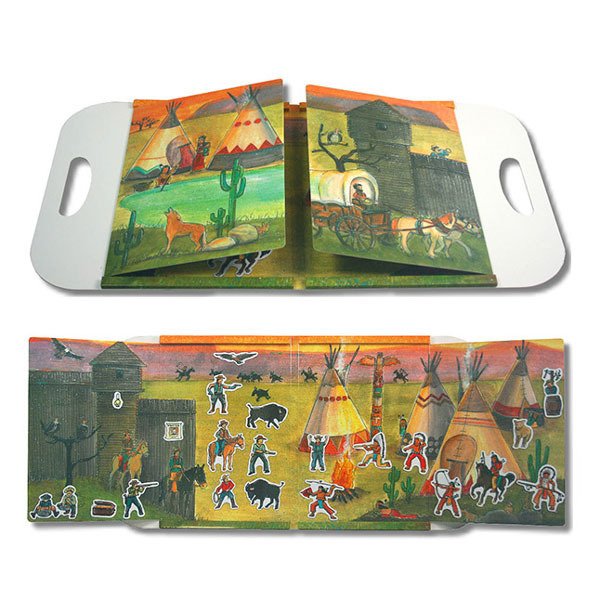 Egmont Toys Układanka Magnetyczna Kowboje i Indianie 3+