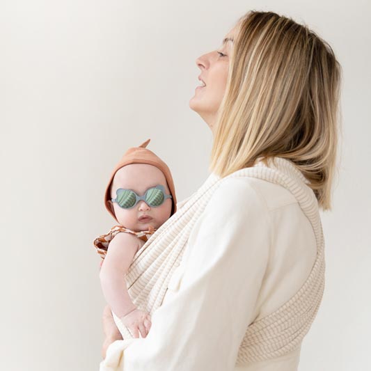 Ki ET LA, Okulary przeciwsłoneczne Ours'on 0-1 Silver blue