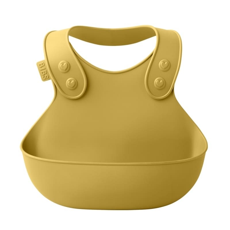 Bibs Śliniak Silikonowy Premium Mustard 6m+