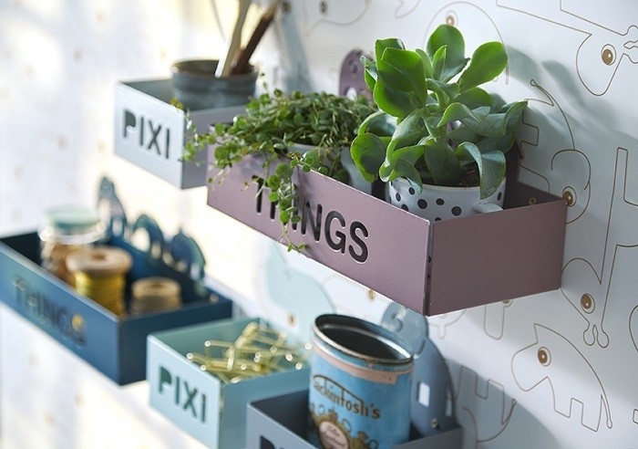 Done by Deer Półka Things Dark Powder 12x27x13cm