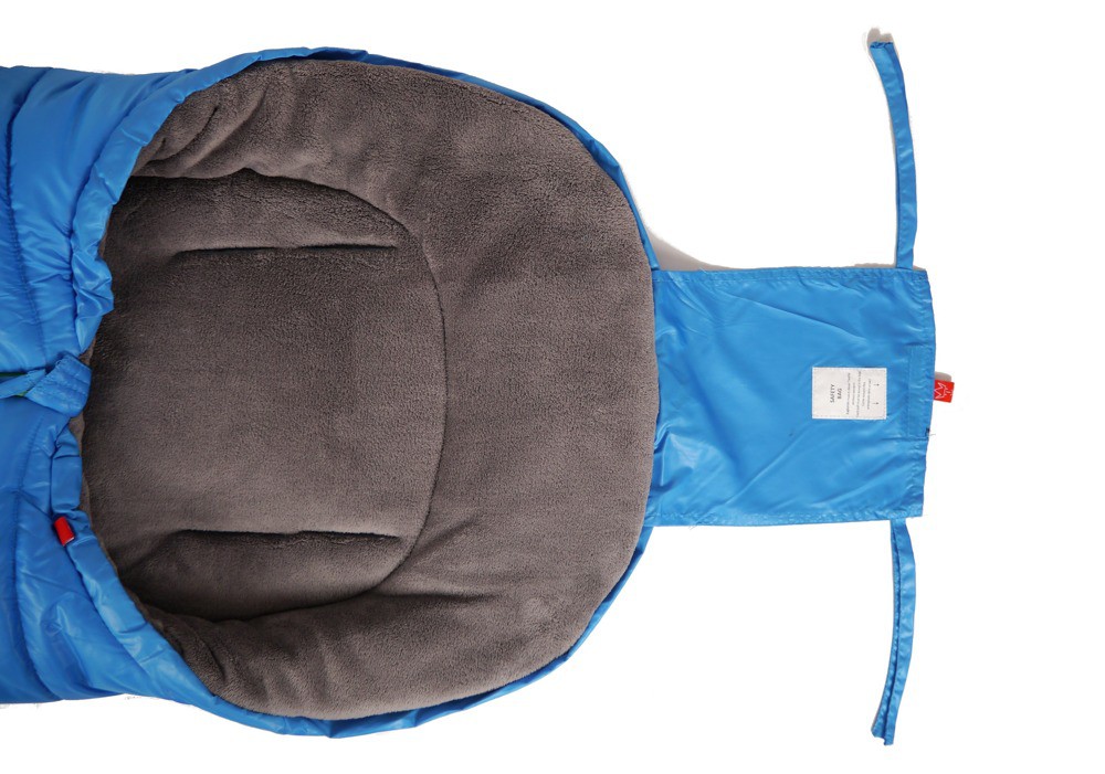 Kaiser Śpiworek FINN granatowy z zielonym zamkiem 0+