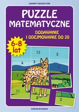 Literat Puzzle Matematyczne Dodawanie Odejmowanie 6-8 lat