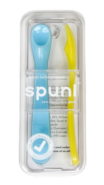 Spuni Łyżeczki do karmienia Bubbly Blue / Lucky Lemon 4m+