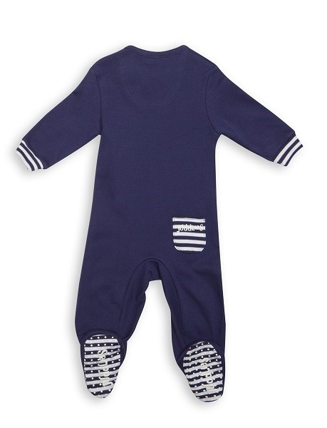 Pajacyk Patriot Blue Solid 12-18m