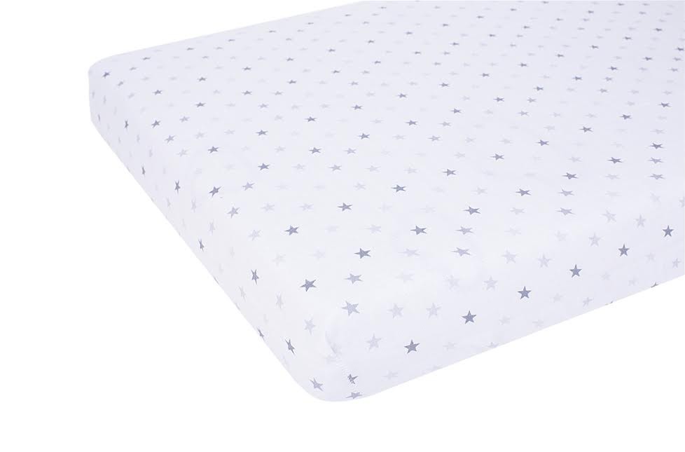 Prześcieradło muślinowe Gwiazdki 60x120