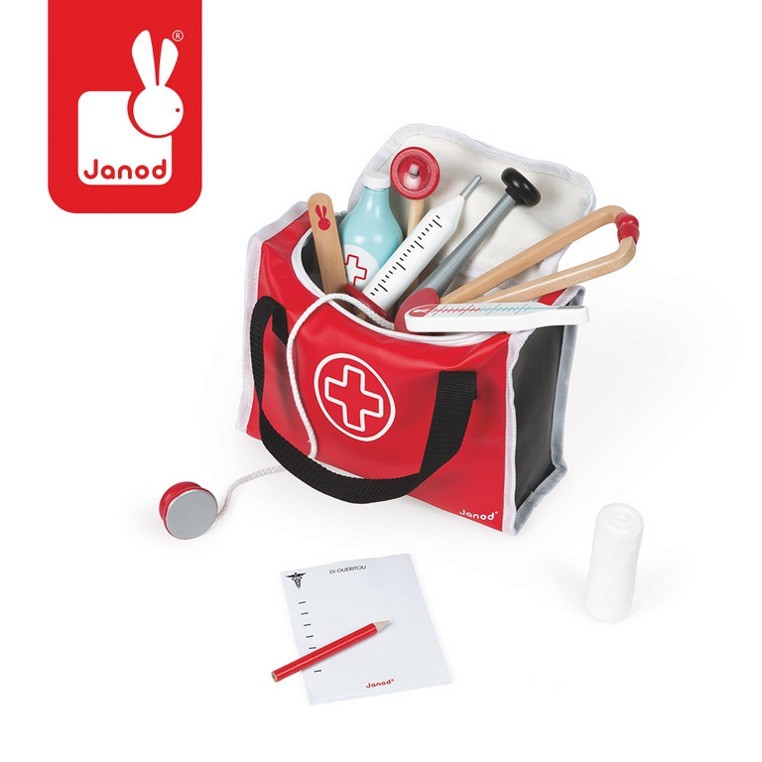 Janod Zestaw Lekarza z 10 Akcesoriami 3+