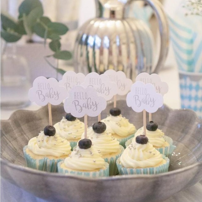 JaBaDaBaDo Pikiery i dekoracja "Hello Baby" na Baby Shower 0+