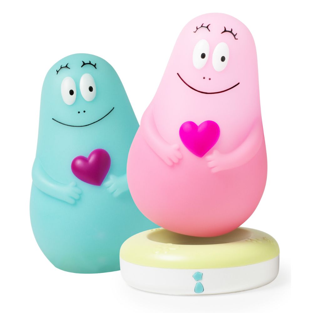 Lampka nocna Lumilove Barbapapa niebieska 0+