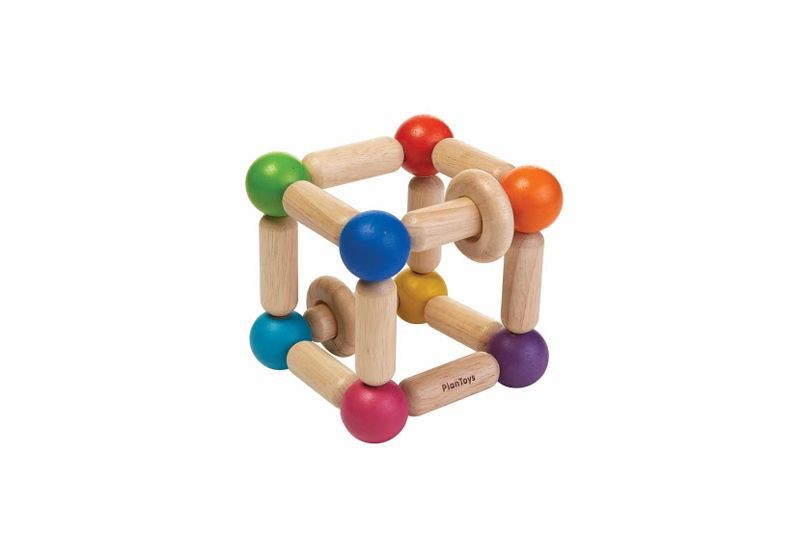 Plan Toys Grzechotka Kwadratowa 6m+