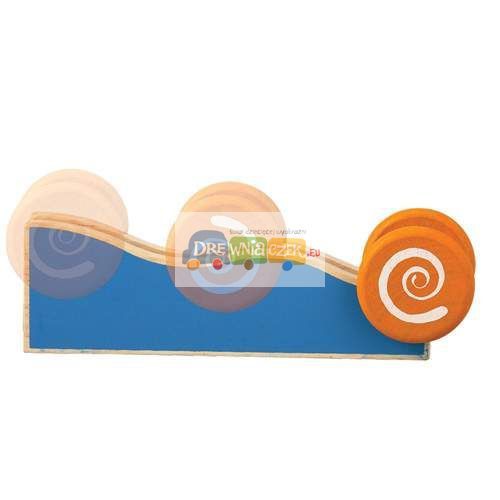 Plan Toys Tor kulkowy - Kulodrom Drewniany 36el 3+