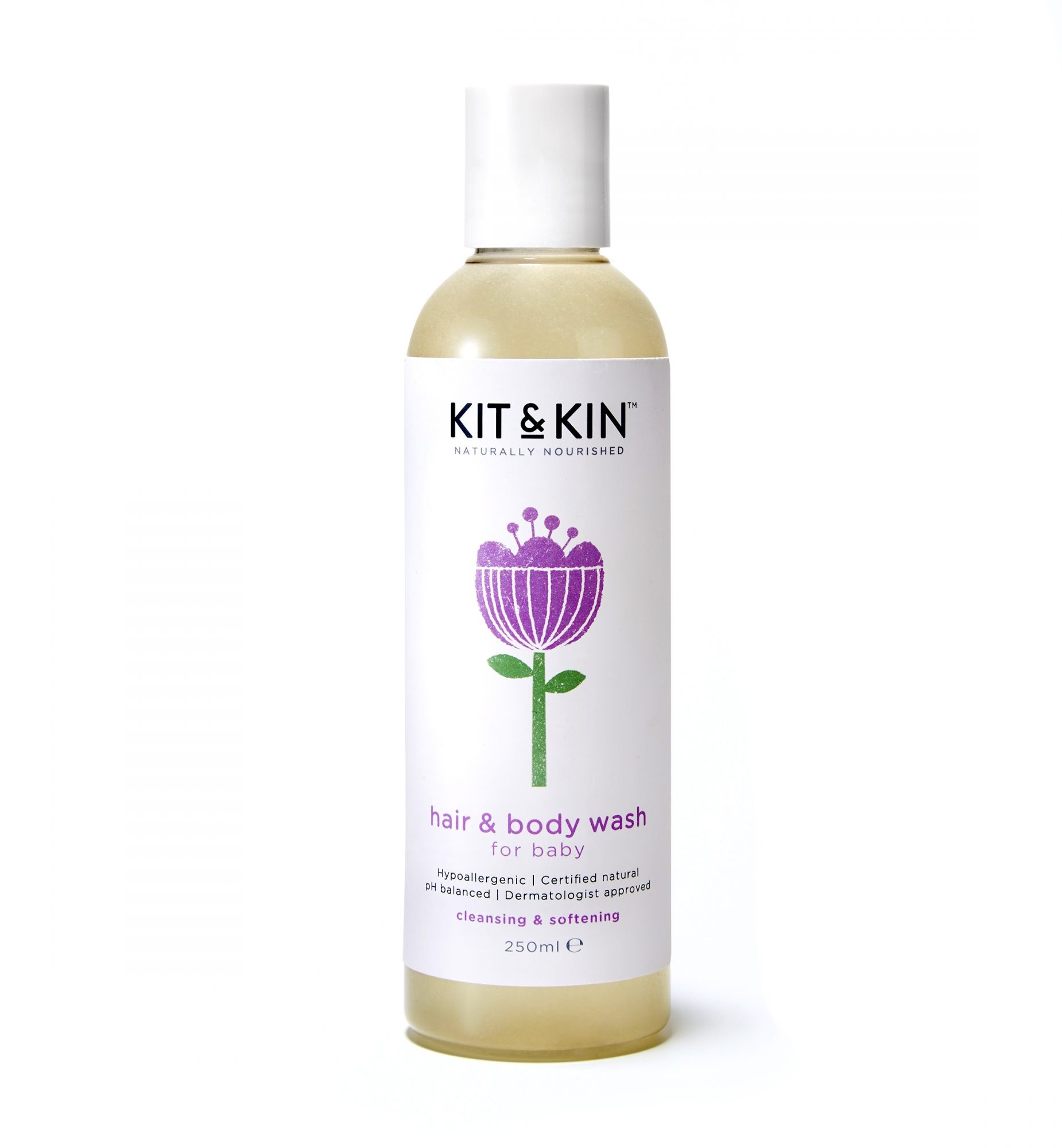 Kit and Kin Organiczny Żel do Mycia 2w1 dla Dzieci 250ml