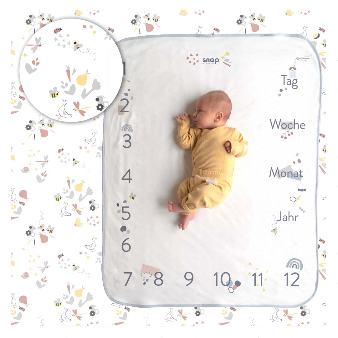 Snap the moment, Foto-kocyk Country white wersja niemiecka