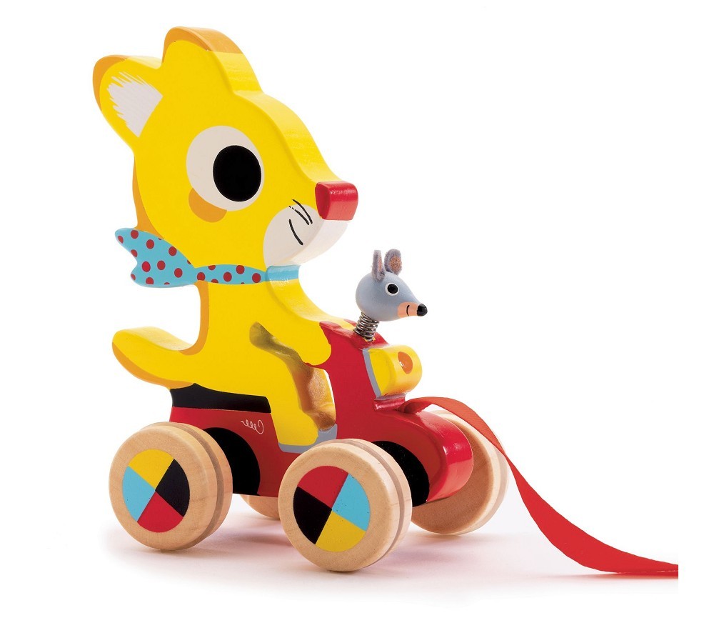 Djeco, myszka do ciągnięcia