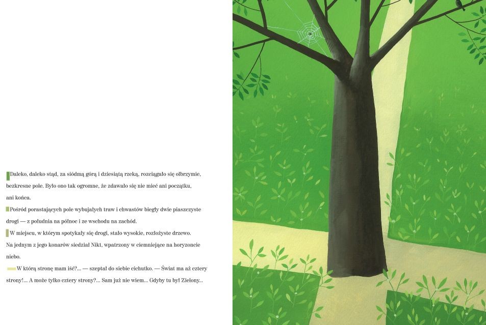 Bajka "Zielony, Nikt i gadające drzewo" 8+ | Małgorzata Strzałkowska