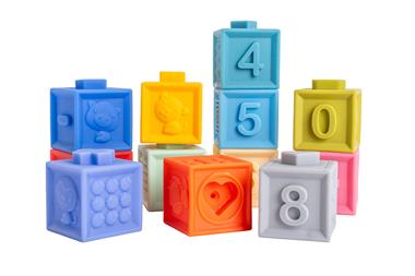 Klocki miękkie 12 elementów dla maluchów