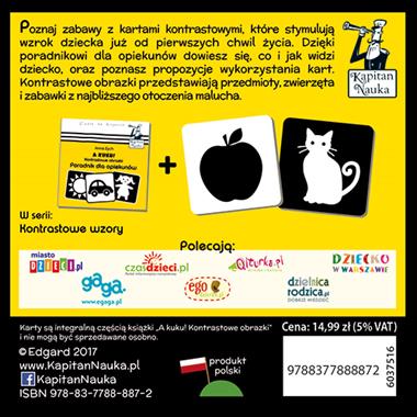 A kuku! Kontrastowe obrazki dla niemowląt 0+ | Książeczka